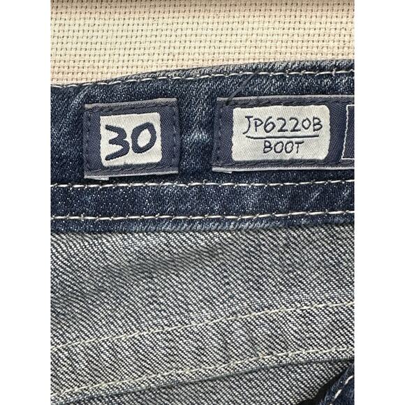 Miss Me Jeans Boot Cut Size 30 JP6220B Fleur de Lis Embellished Pocket Cowgirl - Picture 5 of 16